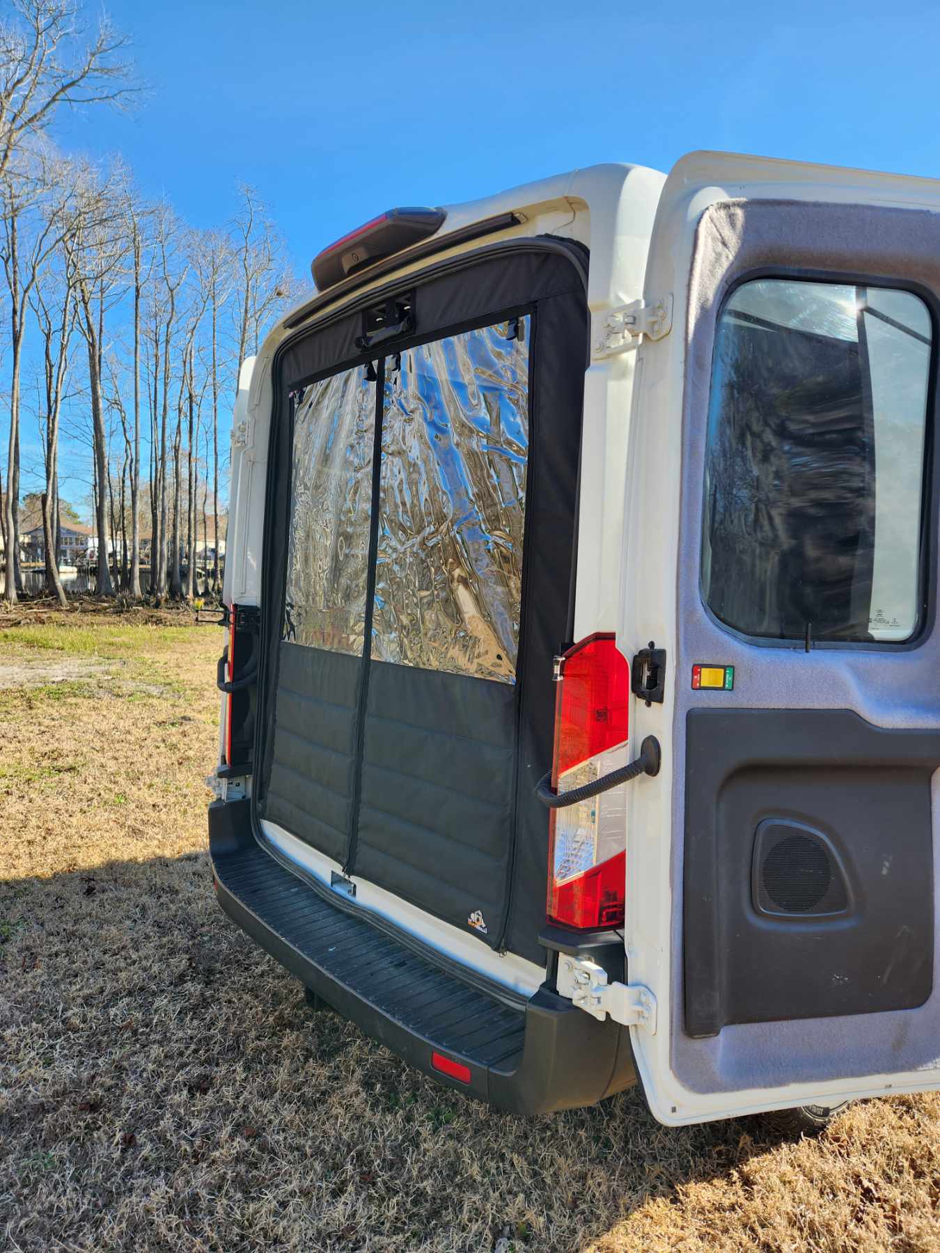 Class B Rv Rear Screen Chill Curtain REAR for RAM ProMaster | The Bug Wall
